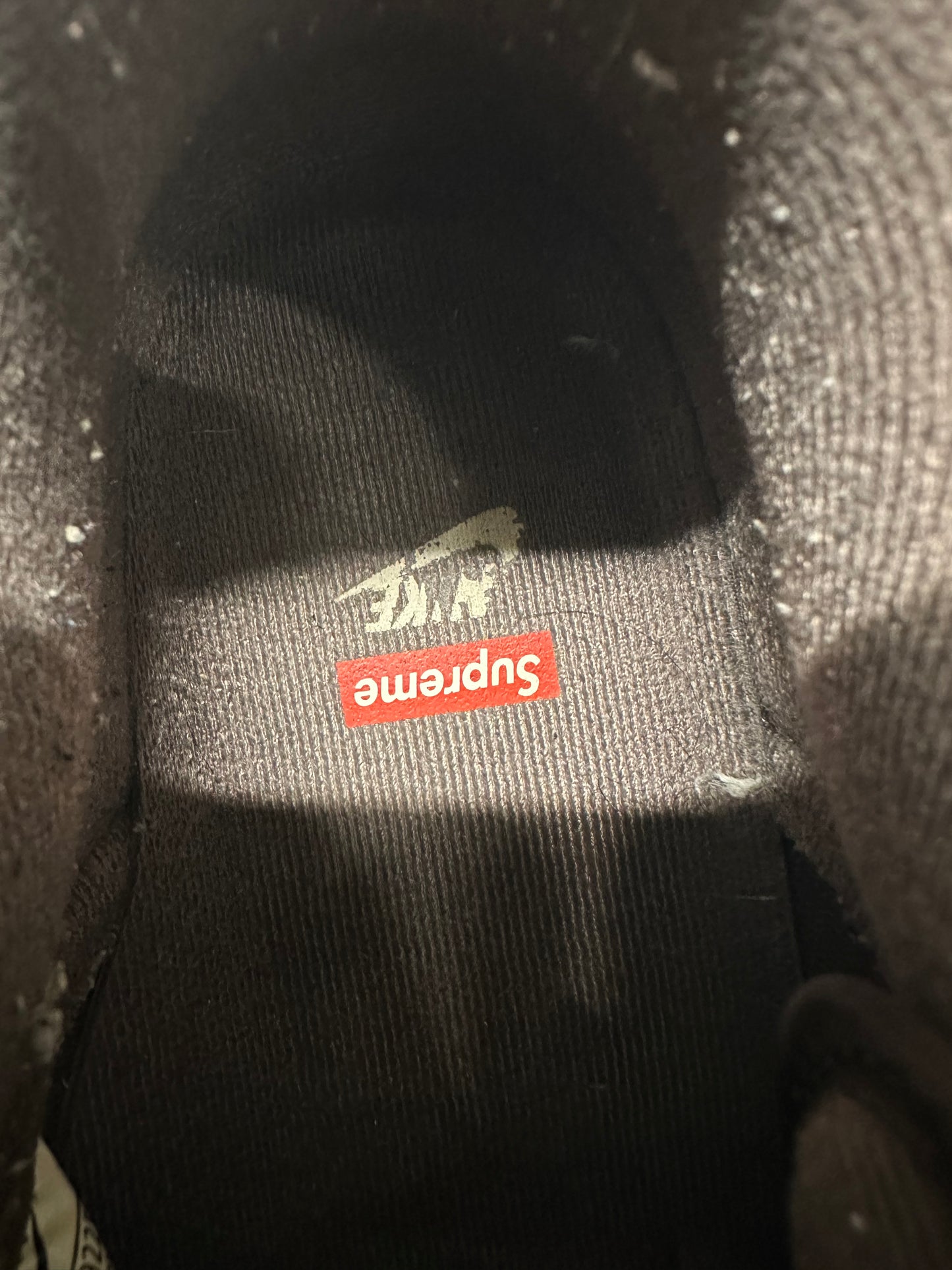 Nike Air Force 1 Low Supreme Baroque Brown Sz 10