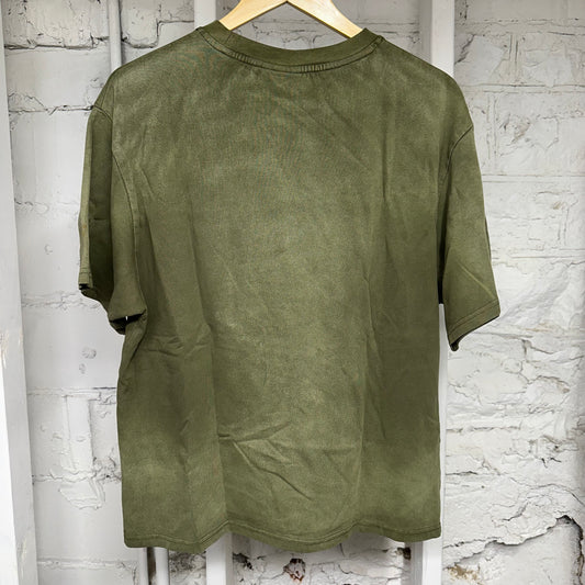 Saint Vanity Saint Was Here Olive T-Shirt Sz M