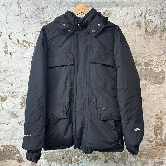 Supreme Taped Seam Down Parka Jacket Black Sz S