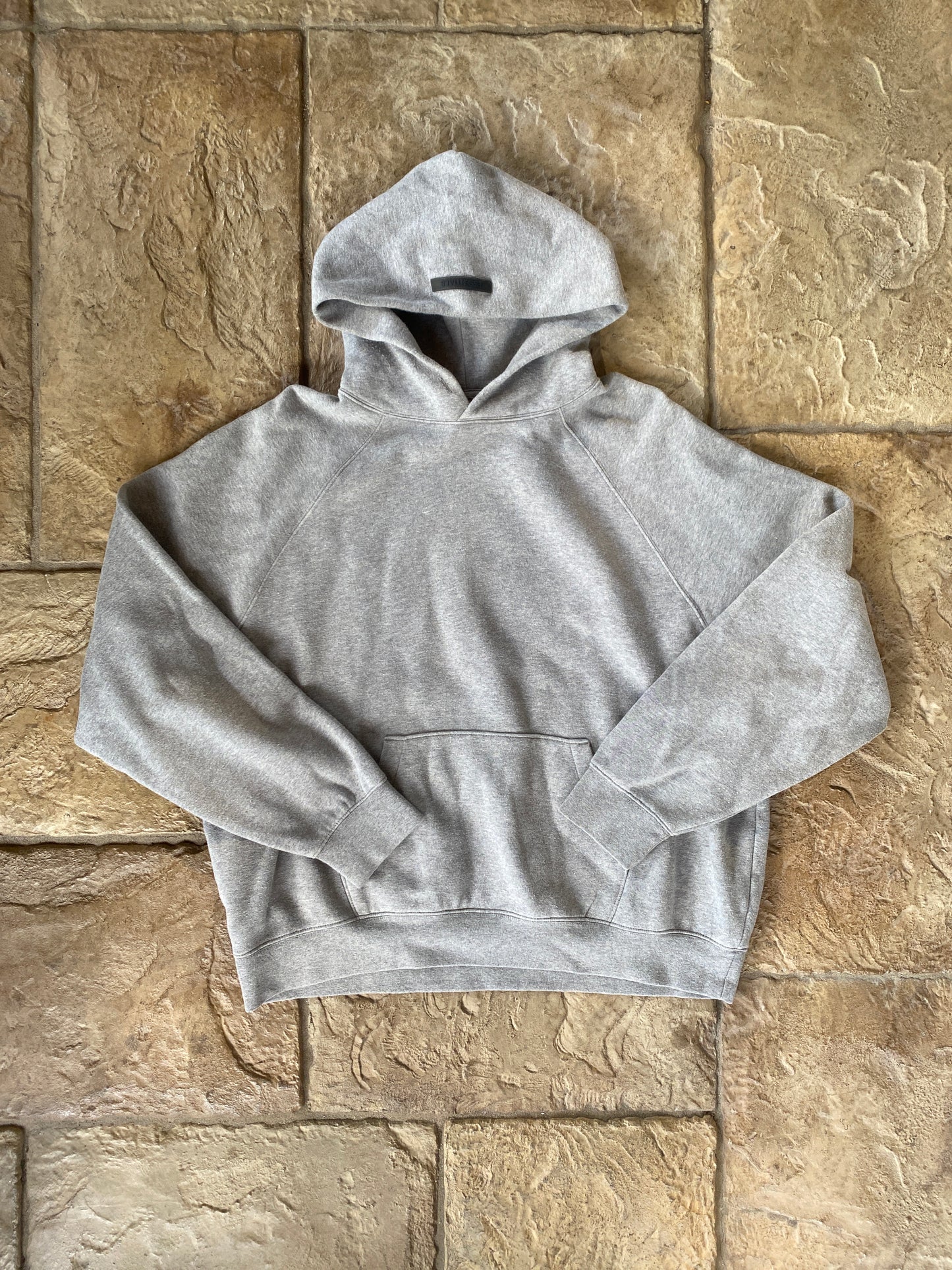 Fear of God Essentials Light Heather Grey Hoodie Sz M