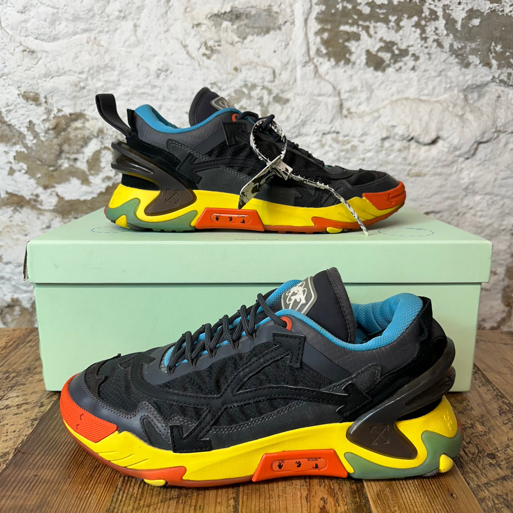 Off-White Odyssey 2000 Black Yellow Orange Sz 10 (43)