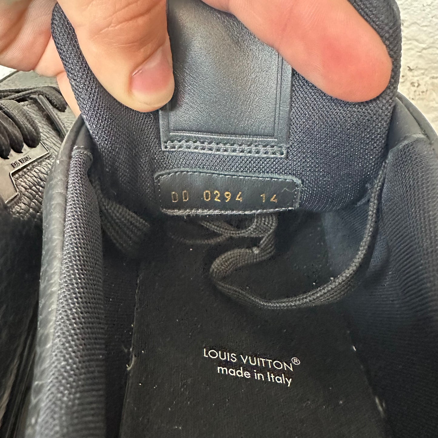 Louis Vuitton Damier Graphite Trainer Sz 15.5 (14LV) No Box