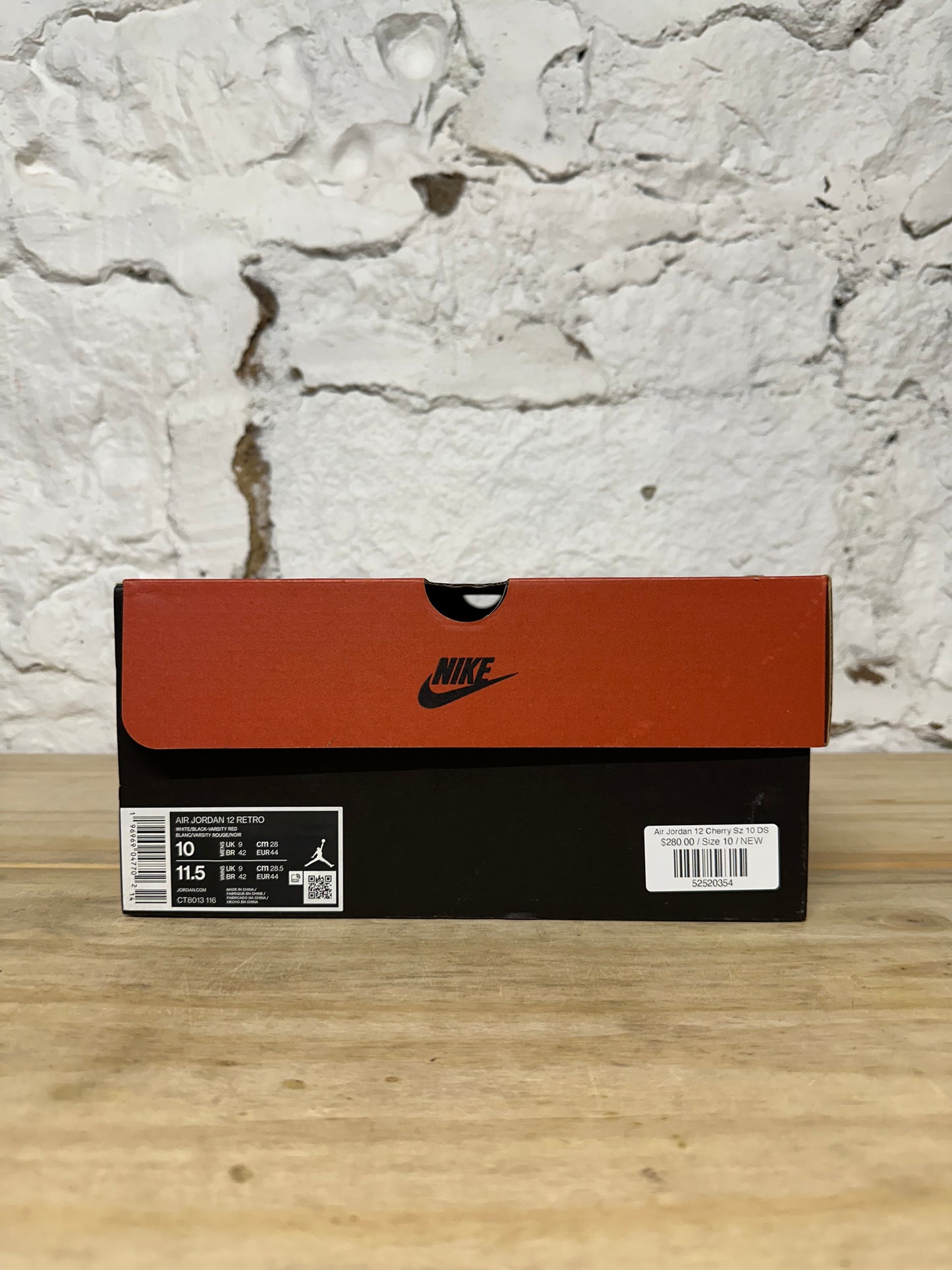 Air Jordan 12 Cherry Sz 10 DS