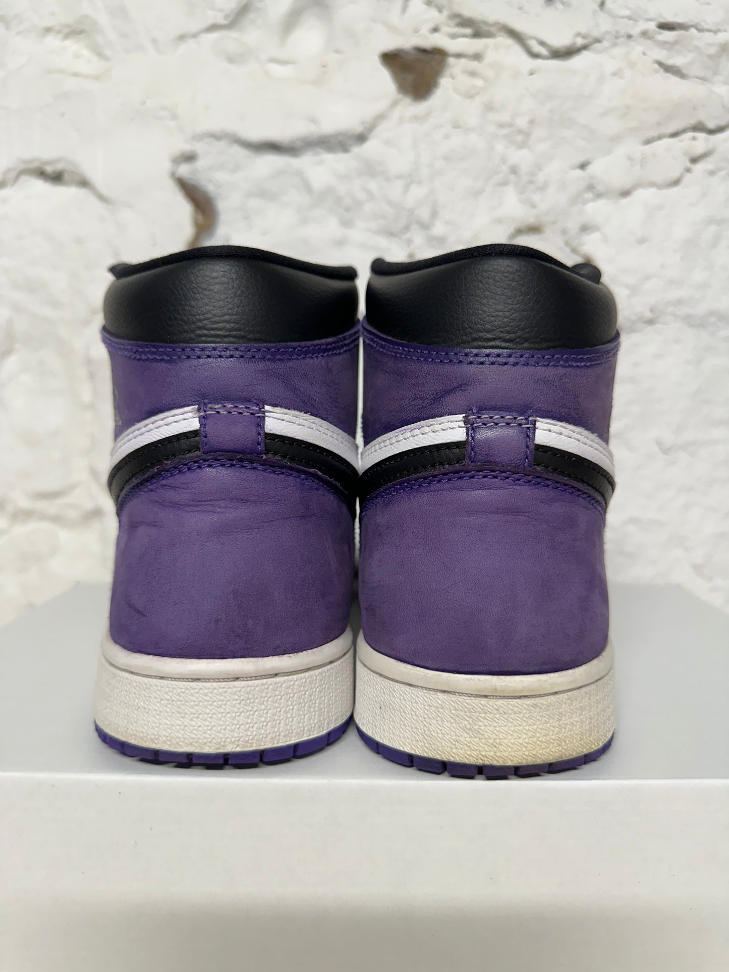 Air Jordan 1 High Court Purple White (Suede) Sz 10
