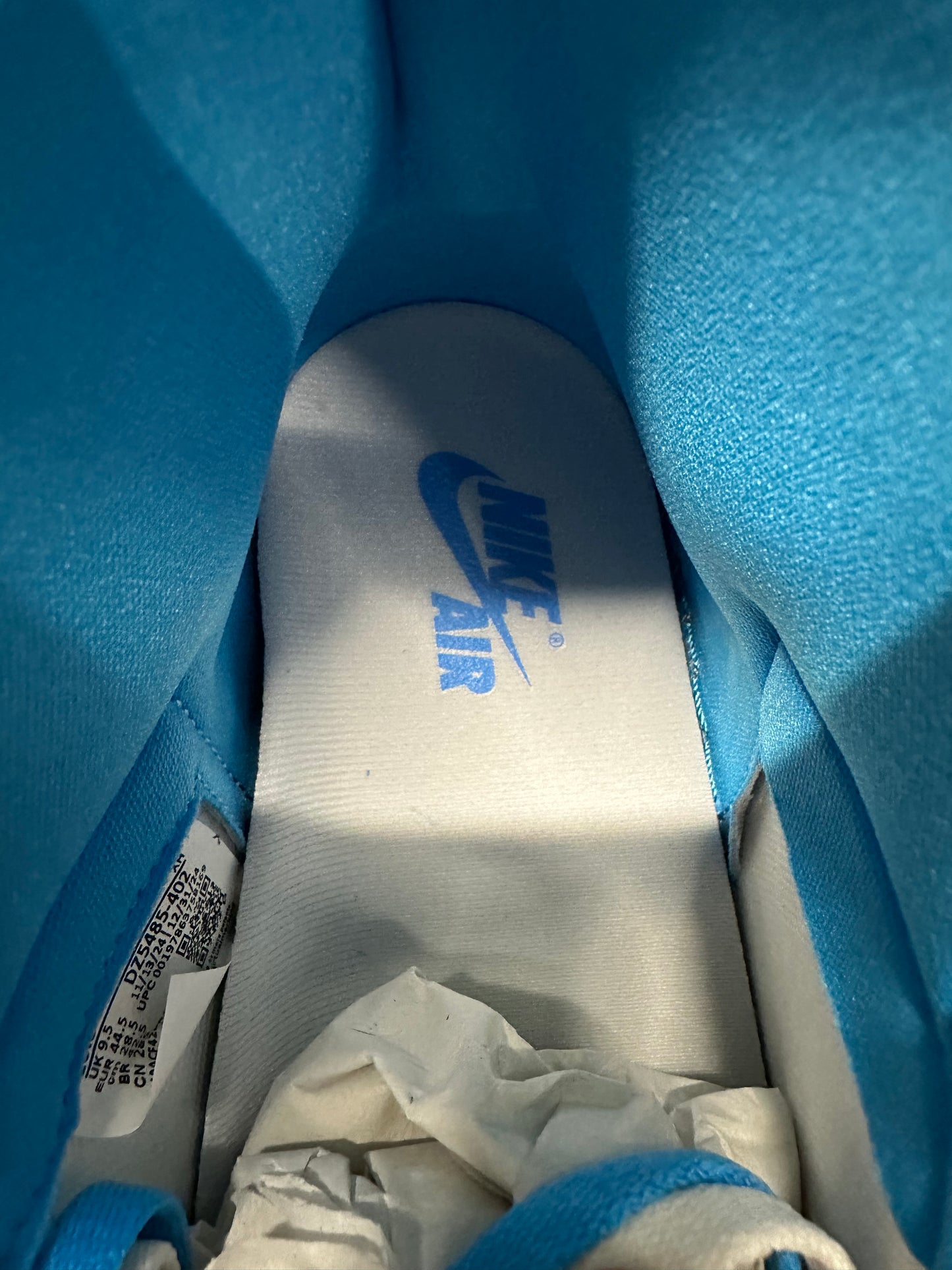 Air Jordan 1 High UNC Reimagined Sz 10.5 DS