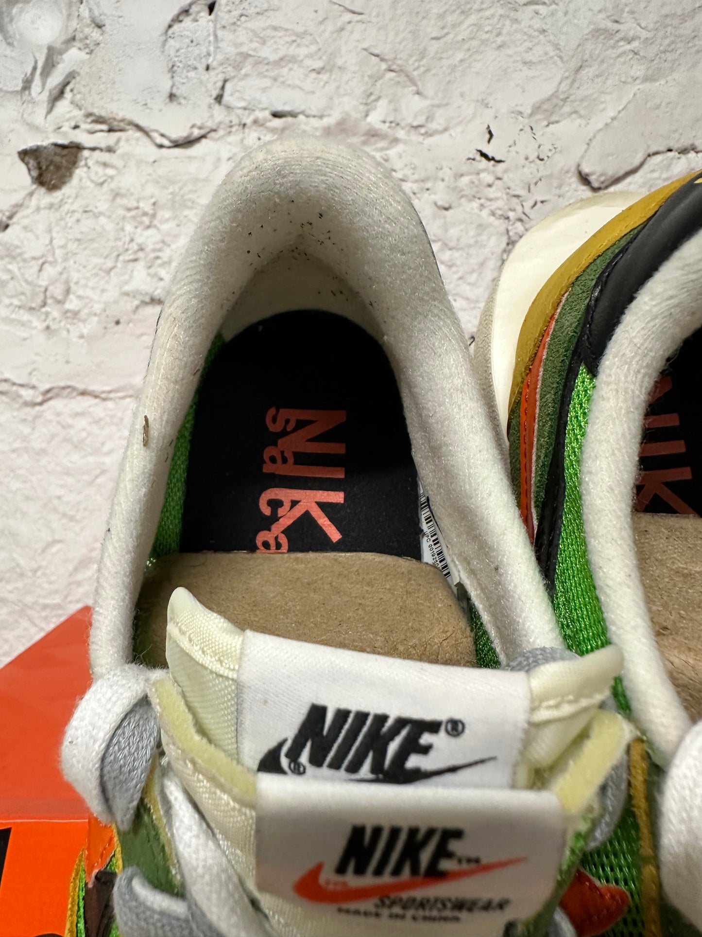 Nike LD Waffle Sacai Racer Green White Sz 10.5