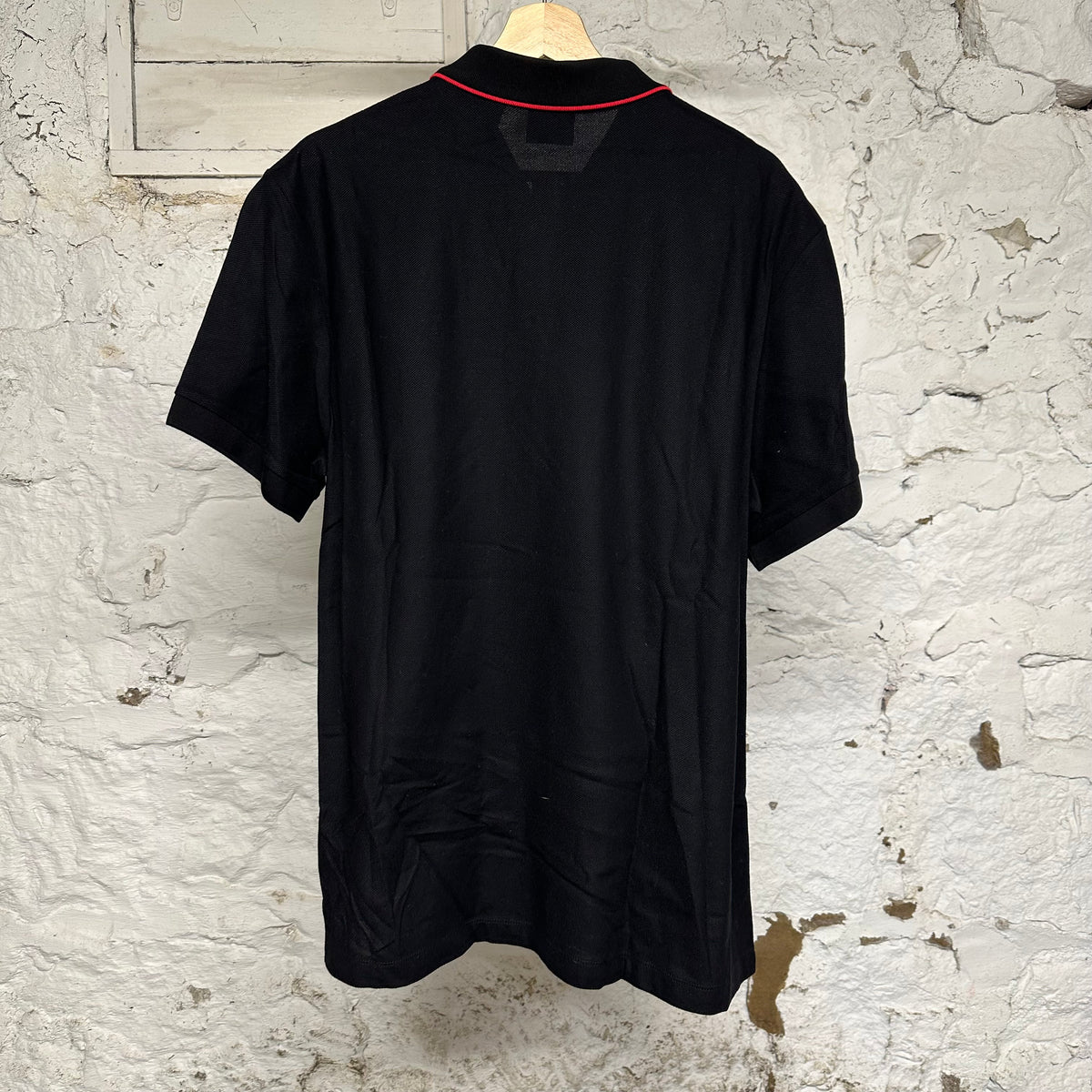 Burberry Monogram Black Polo Sz XXL