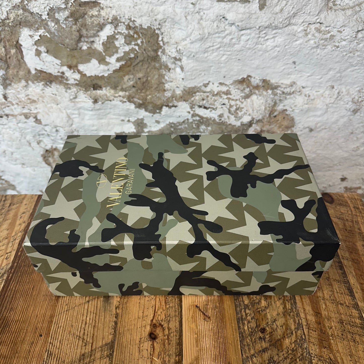 Valentino Blue Camo Rock Runner Sneaker Sz 13 (46)