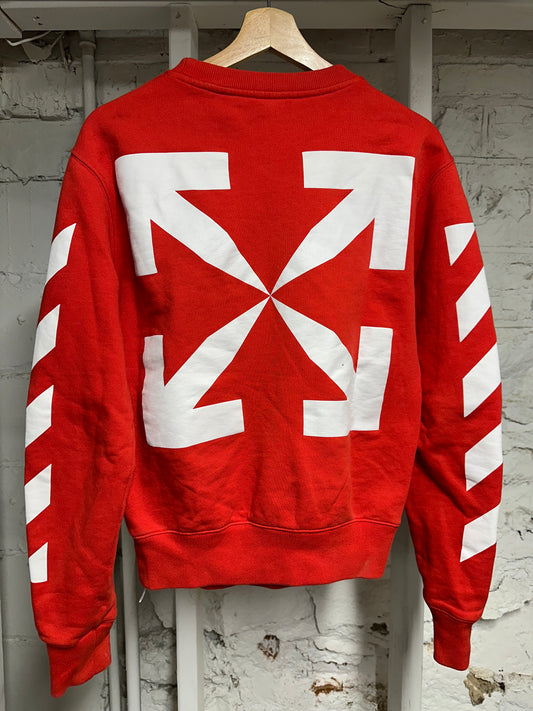 Off-White Mona Lisa Red Crewneck Sz XS