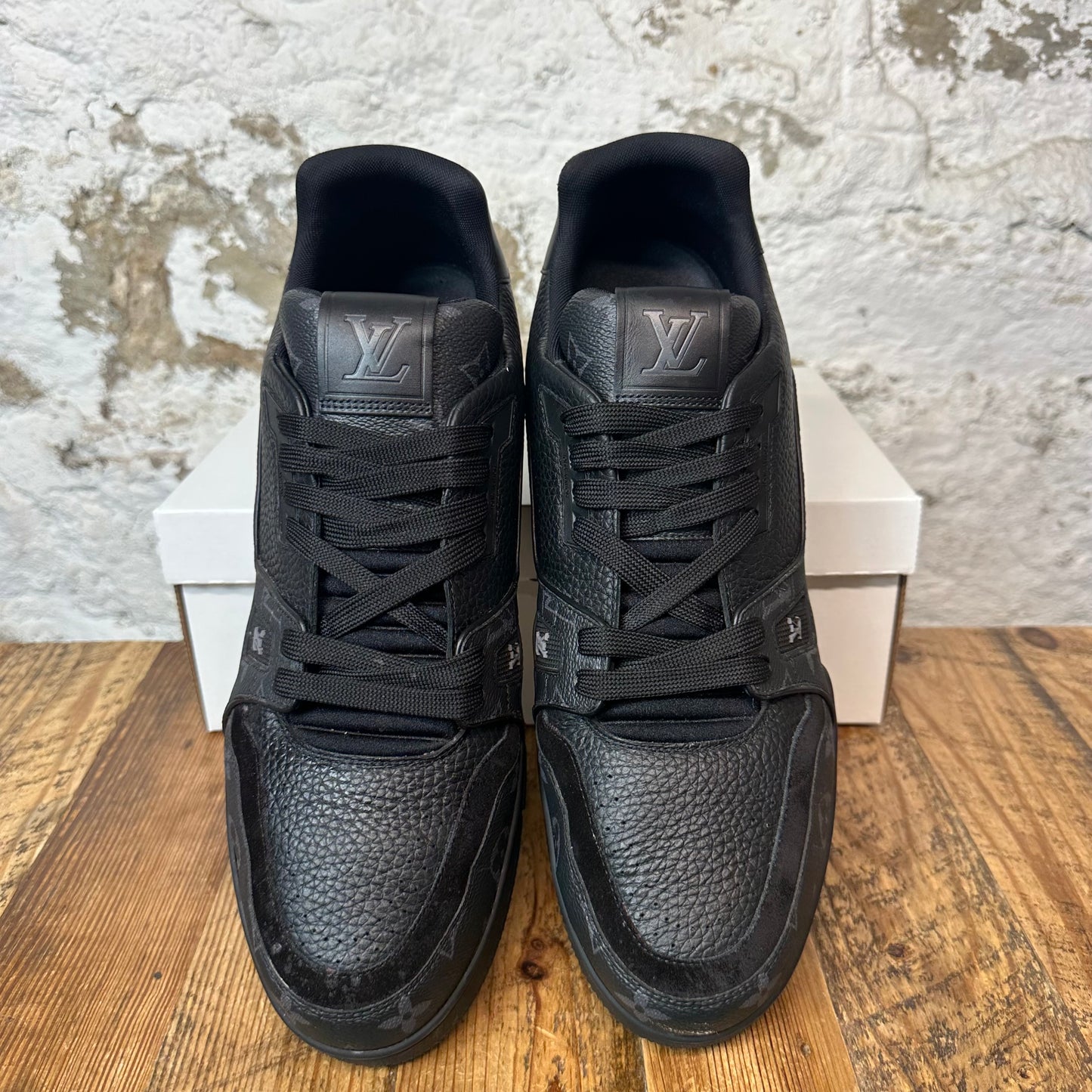 Louis Vuitton Damier Graphite Trainer Sz 15.5 (14LV) No Box