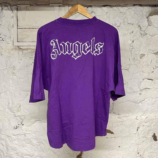 Palm Angels Purple T-Shirt Sz S