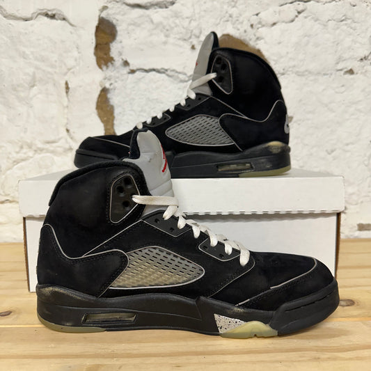 Air Jordan 5 Black Metallic Reimagined Sz 8