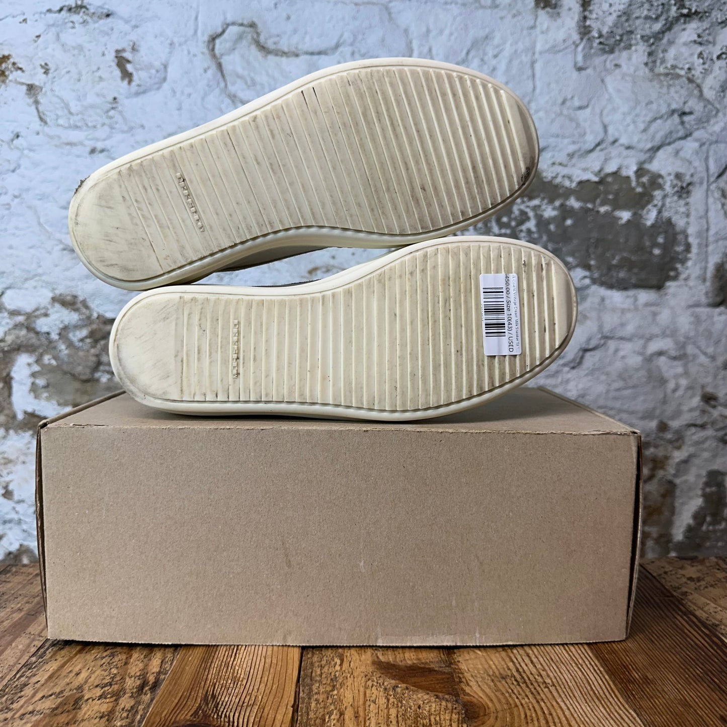 Rick Owens Vintage Cream Milk Sneaker Sz 10 (43)