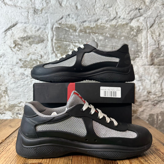 Prada Americas Cup Black Rubber Sneaker Sz 7 (40)