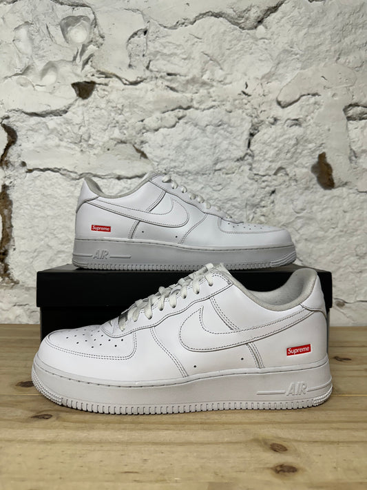 Nike Air Force 1 Low Supreme White Sz 12