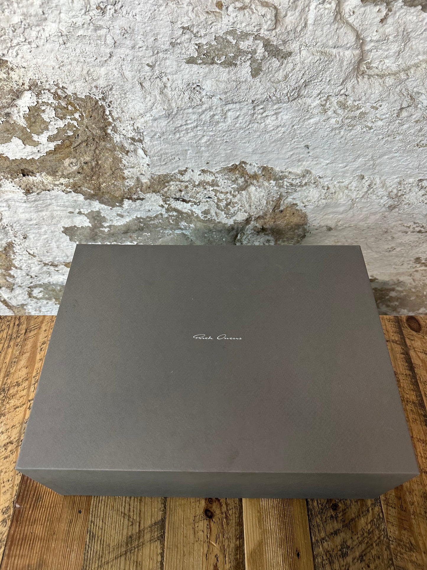 Rick Owens Parchment Milk Vintage Sneaker DS