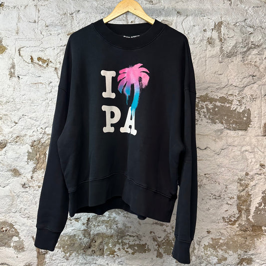Palm Angels Love PA Crewneck Black Sz M