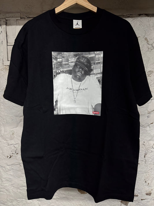 Supreme Jordan Biggie T-Shirt Sz M DS