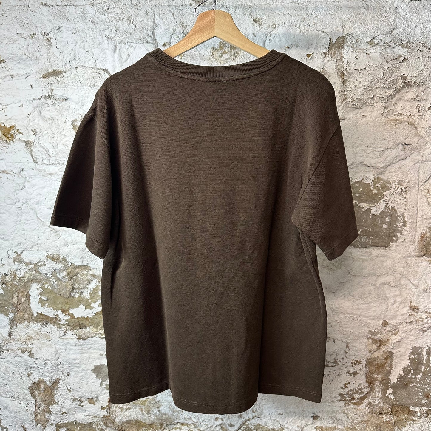 Louis Vuitton Brown Monogram Pocket T-Shirt Sz XL