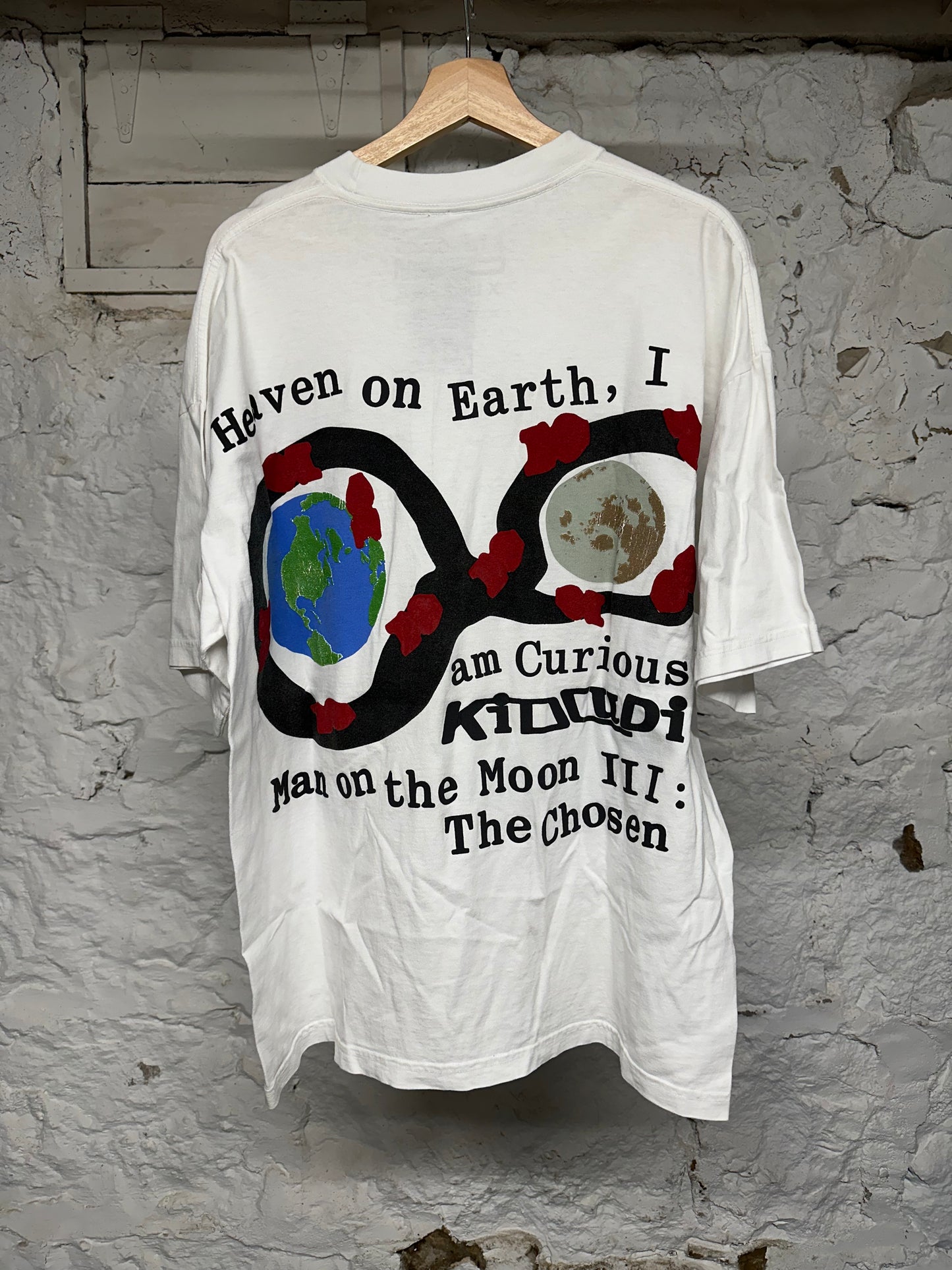 Kid Cudi CPFM Man On The Moon White T-Shirt Sz XL