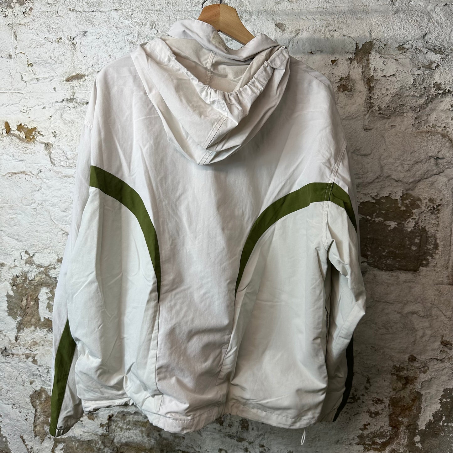 Supreme Curve White Track Jacket Sz L