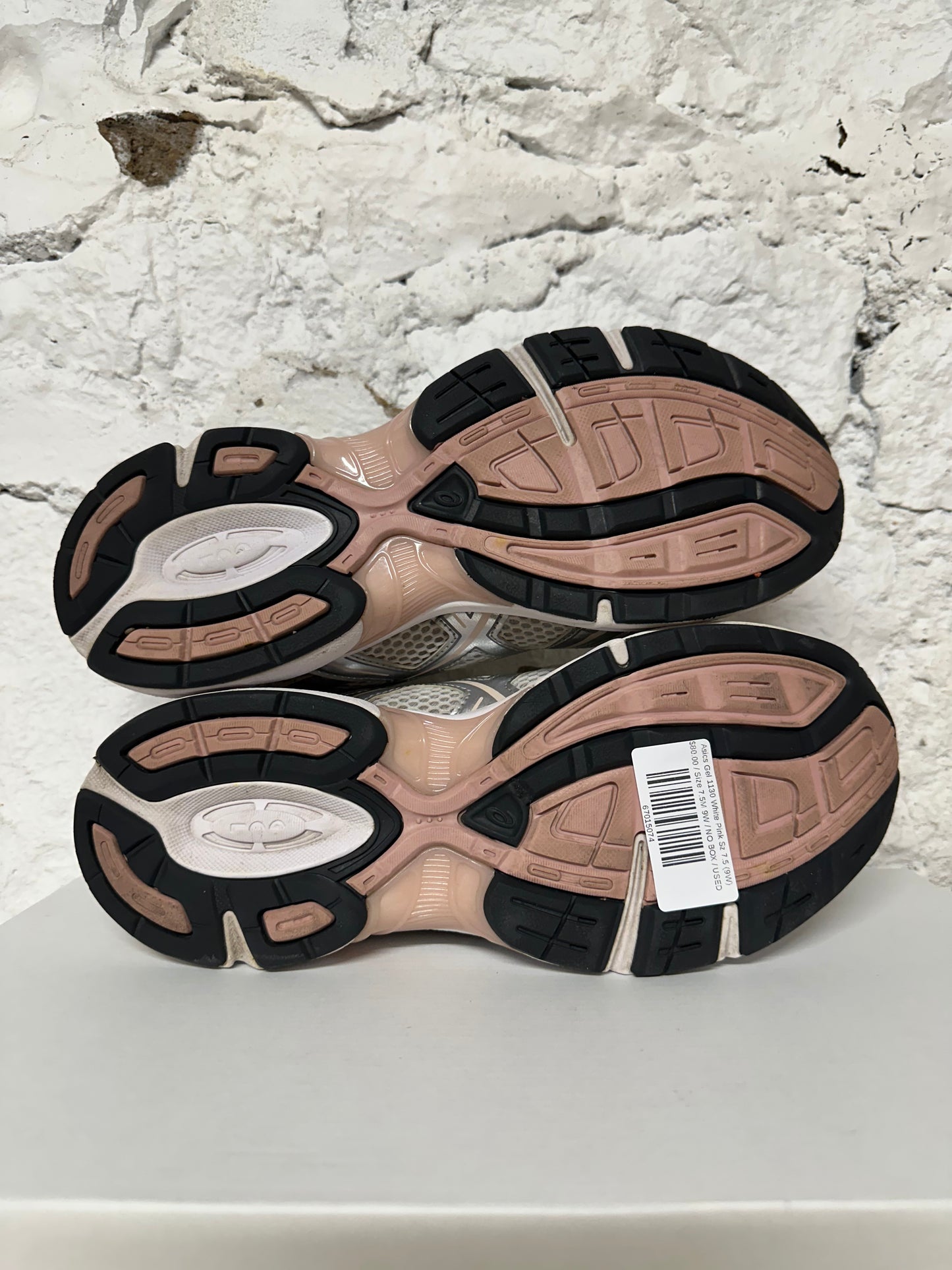 Asics Gel-1130 White Neutral Pink Sz 7.5 (9W)