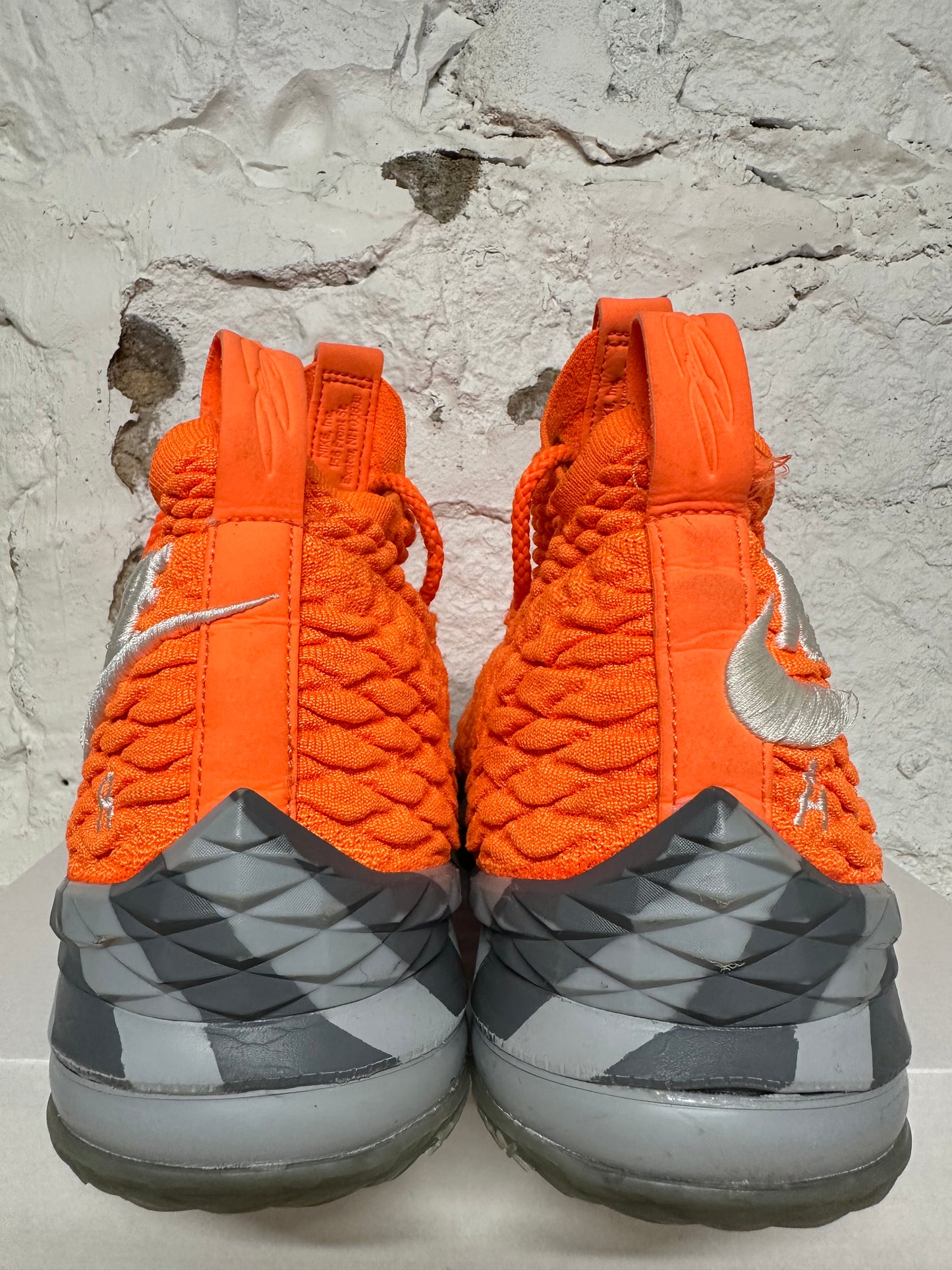 Nike Lebron 15 Orange Box PE Sz 10.5