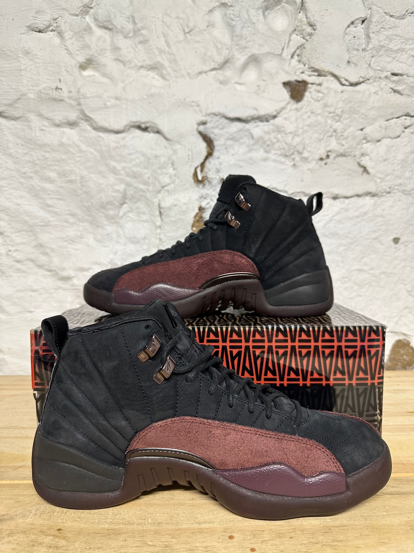 Air Jordan 12 A Ma Maniere Black Sz 9 (10.5W)