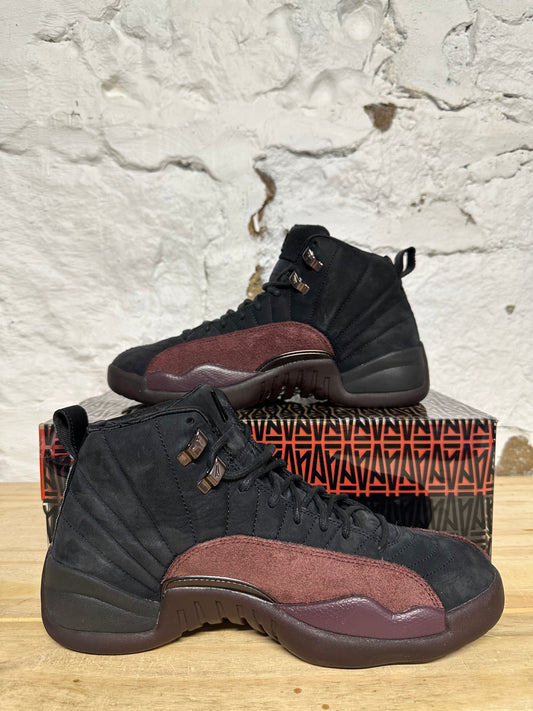 Air Jordan 12 A Ma Maniere Black Sz 9 (10.5W)