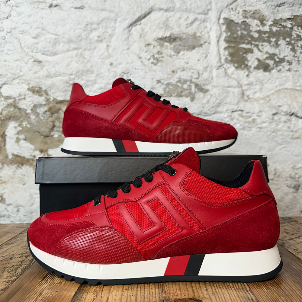 Versace Key Contrast Red White Black Sneaker Sz 11 (44)