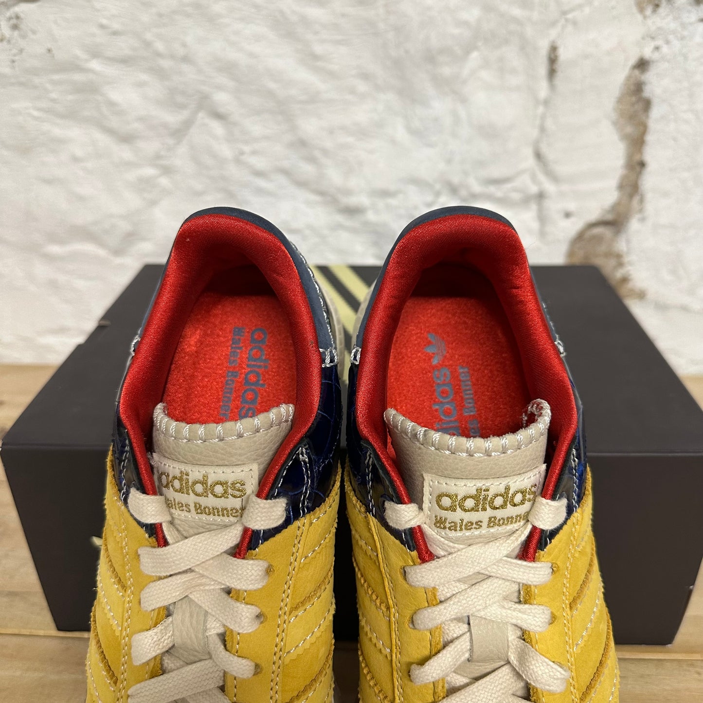 Adidas Samba Millennium Wales Bonner Fade Gold Croc Sz 9