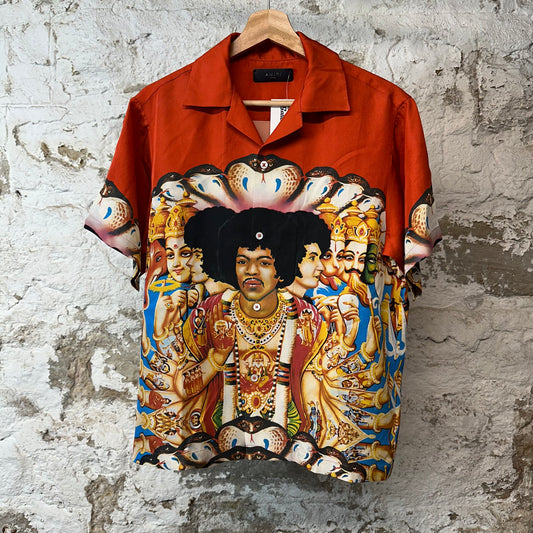 Amiri Jimi Hendrix Button Up Shirt Sz S