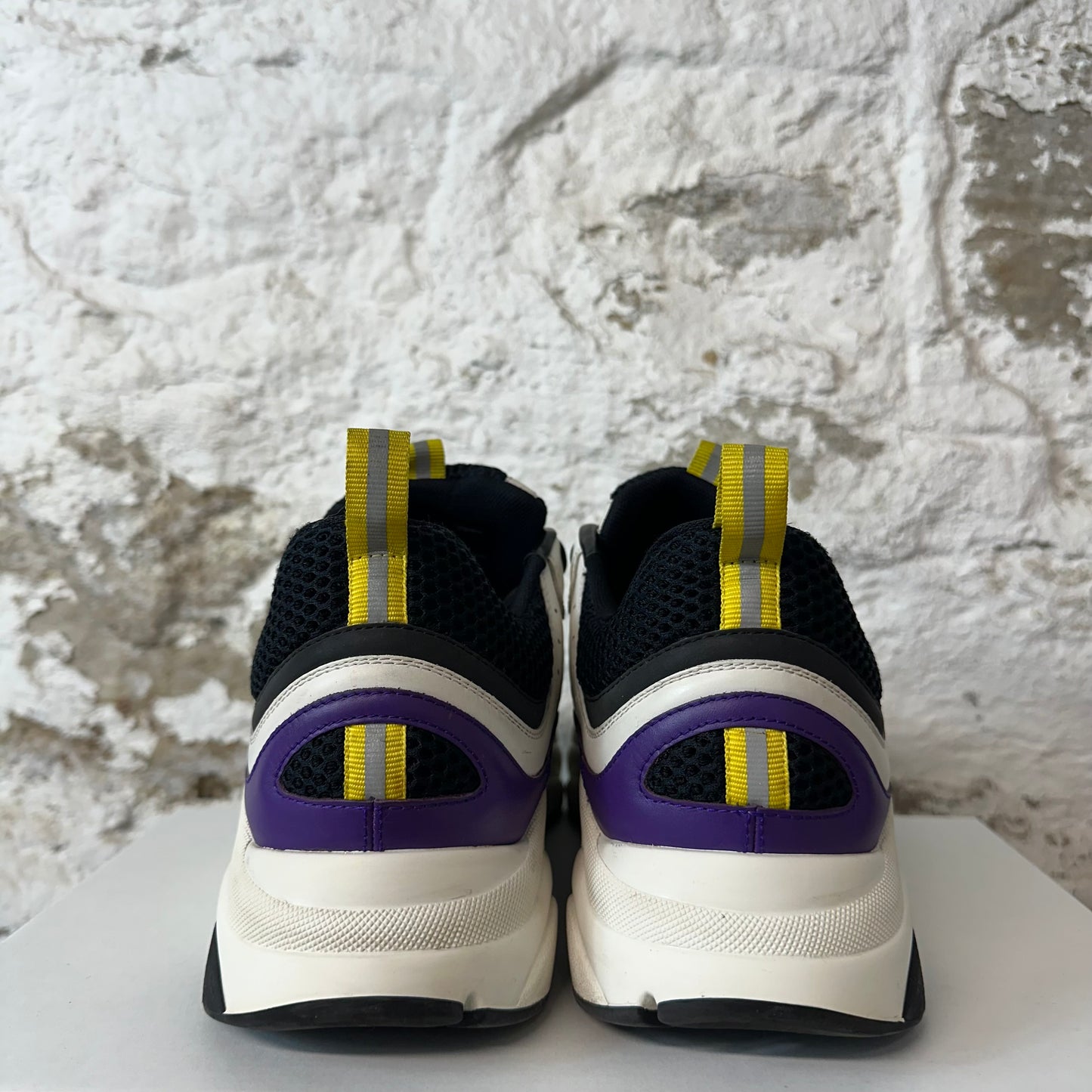 Dior B22 Black White Purple Sneaker Sz 11 (44) No Box