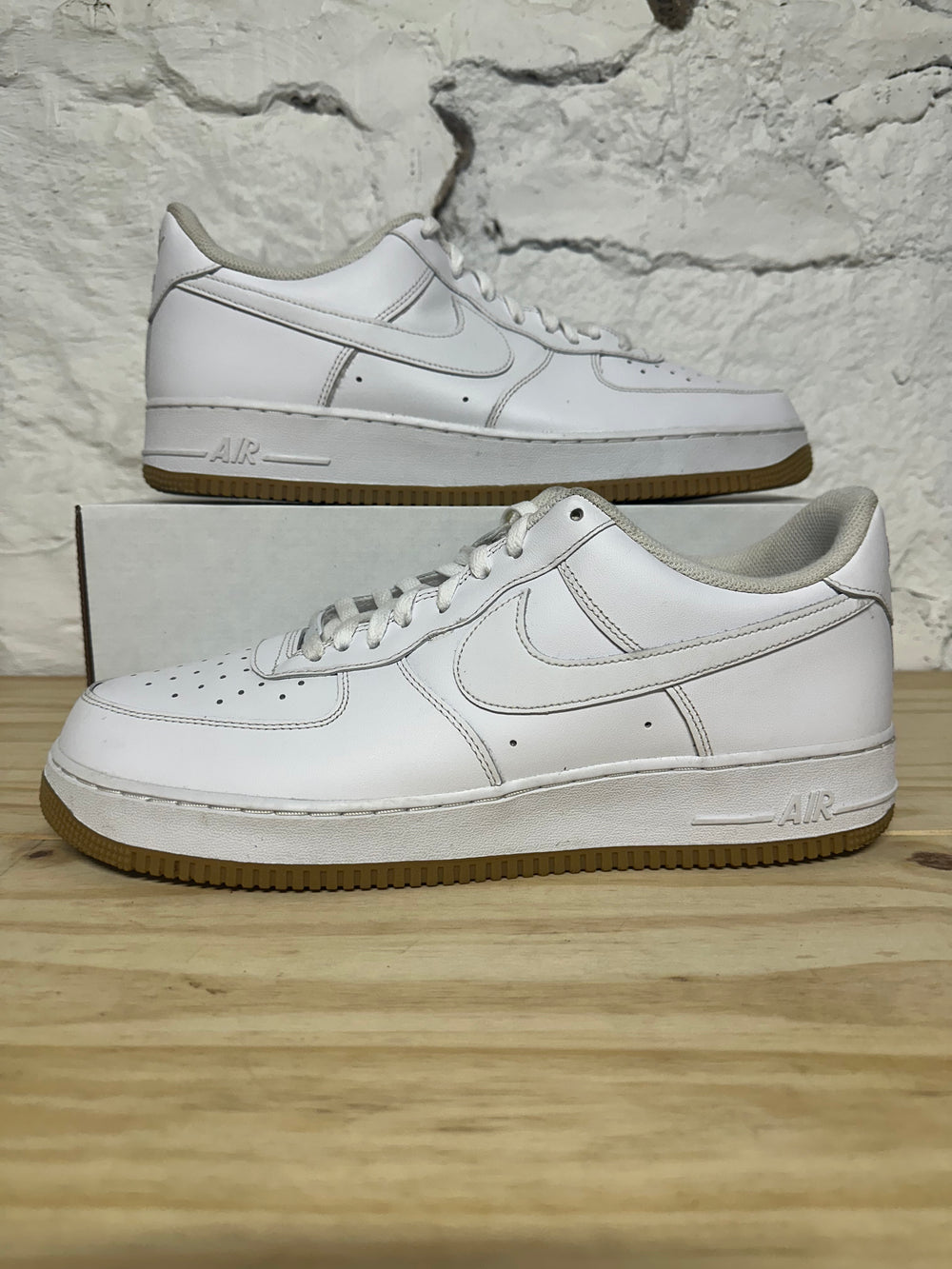 Nike Air Force 1 Low White Gum Sz 14