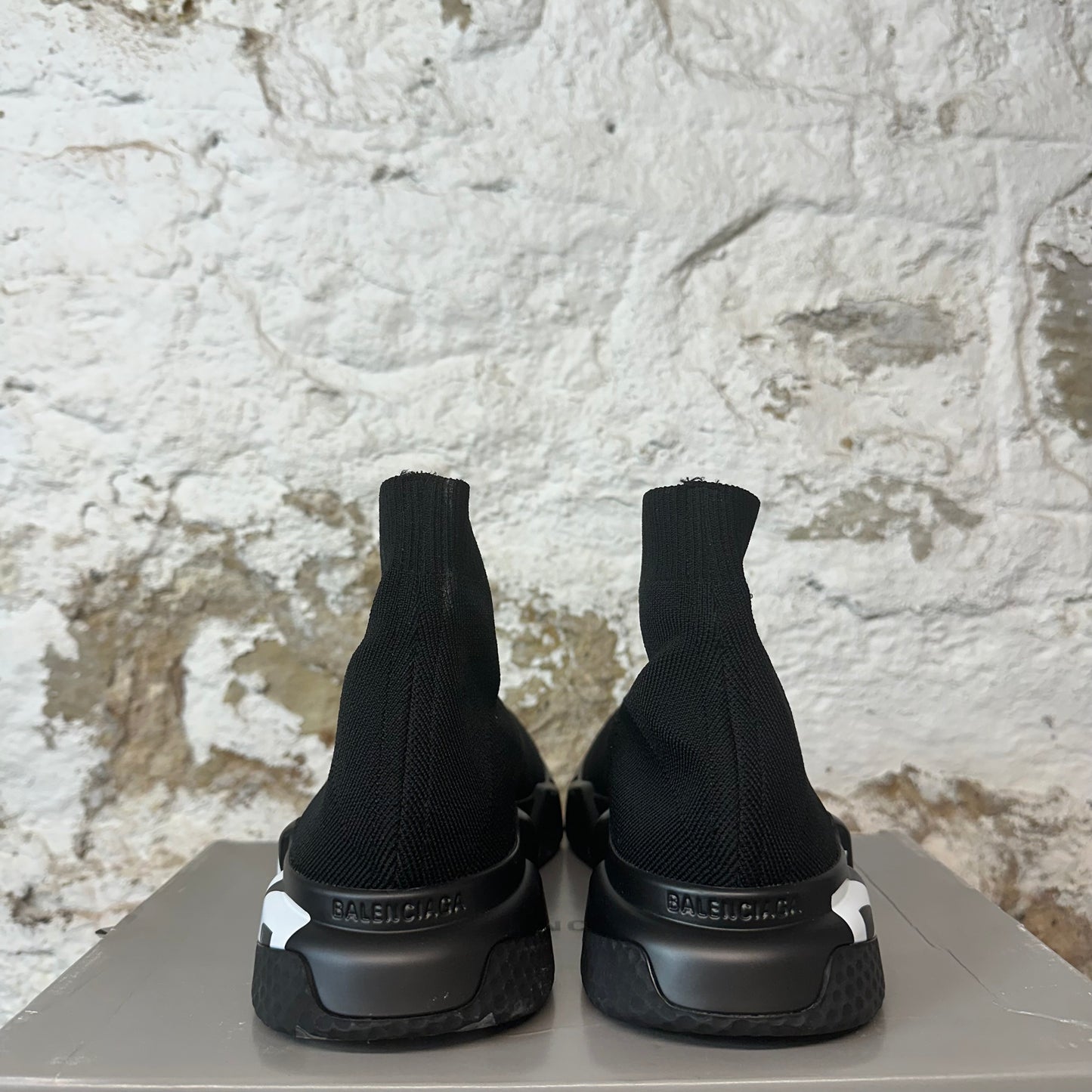 Balenciaga Sock Runner Graffiti Sole Black Sneaker