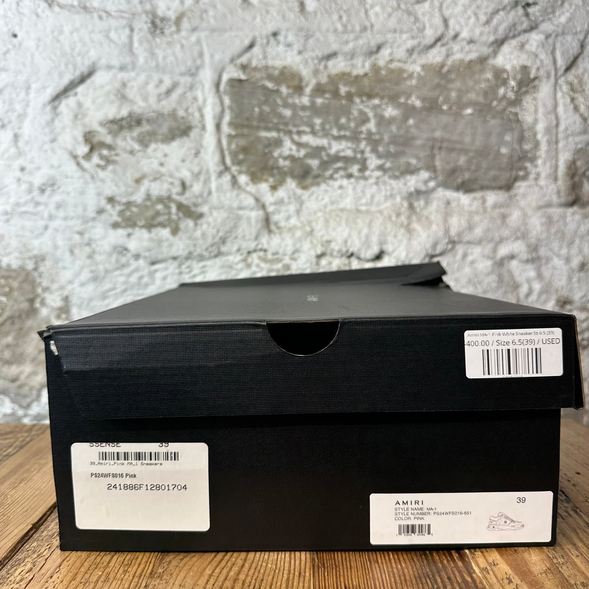 Amiri MA-1 Pink White Sneaker Sz 6.5 (39)