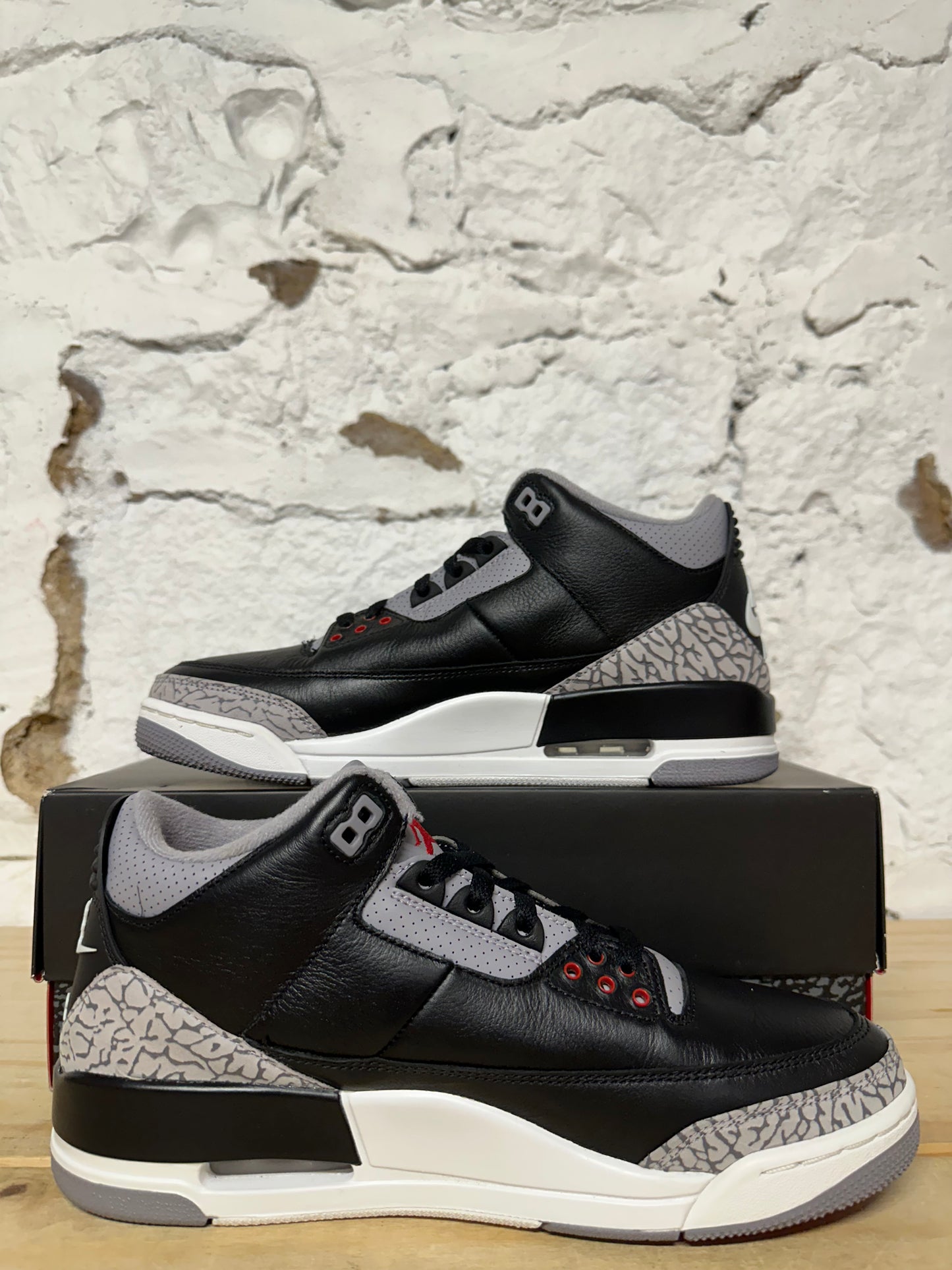 Air Jordan 3 Black Cement Sz 9