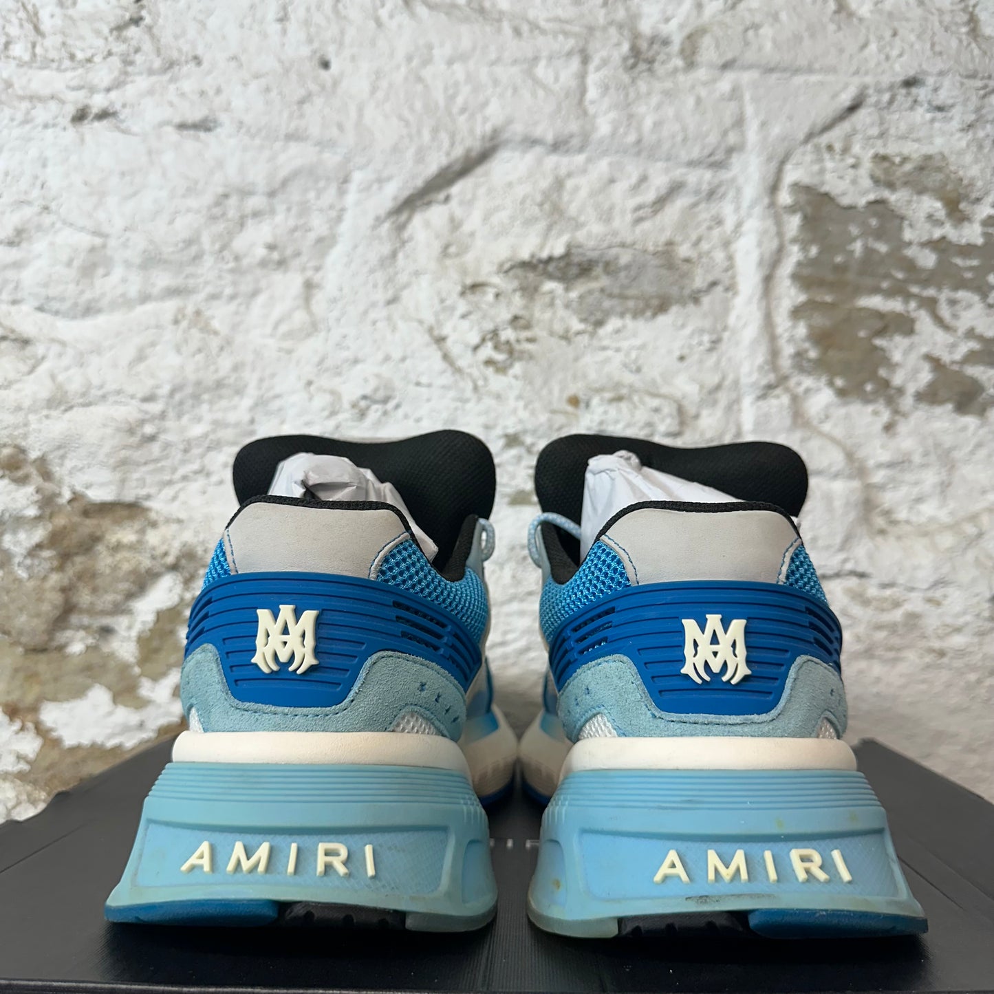 Amiri MA Runner Teal Blue White Sneaker Sz 11 (44)