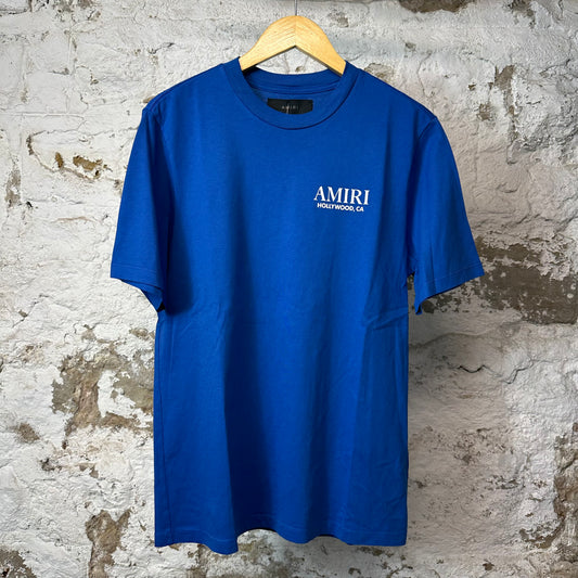 Amiri Hollywood Bones T-shirt Blue Sz S