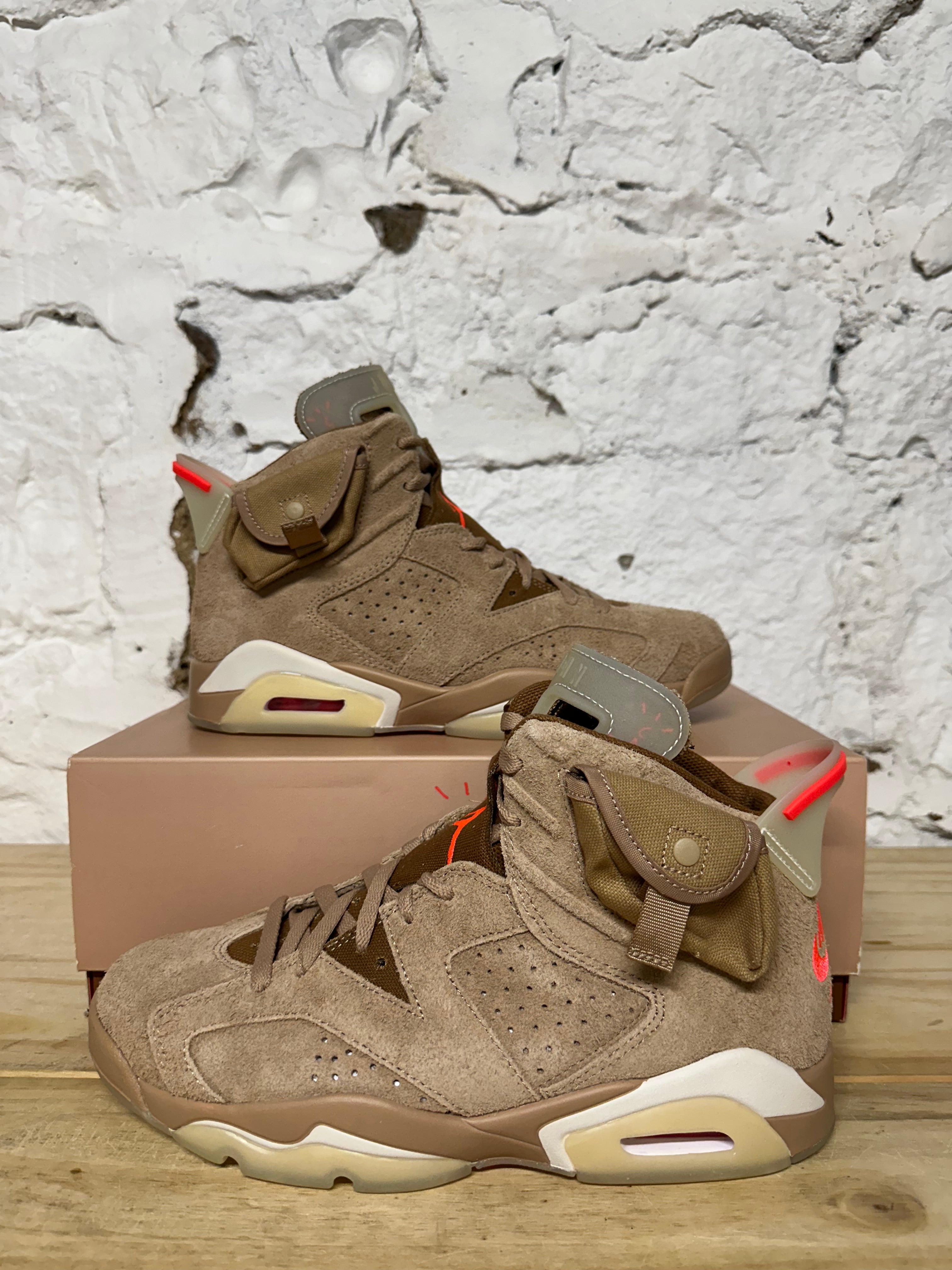Air Jordan 6 Travis Scott Khaki Sz 9 DS