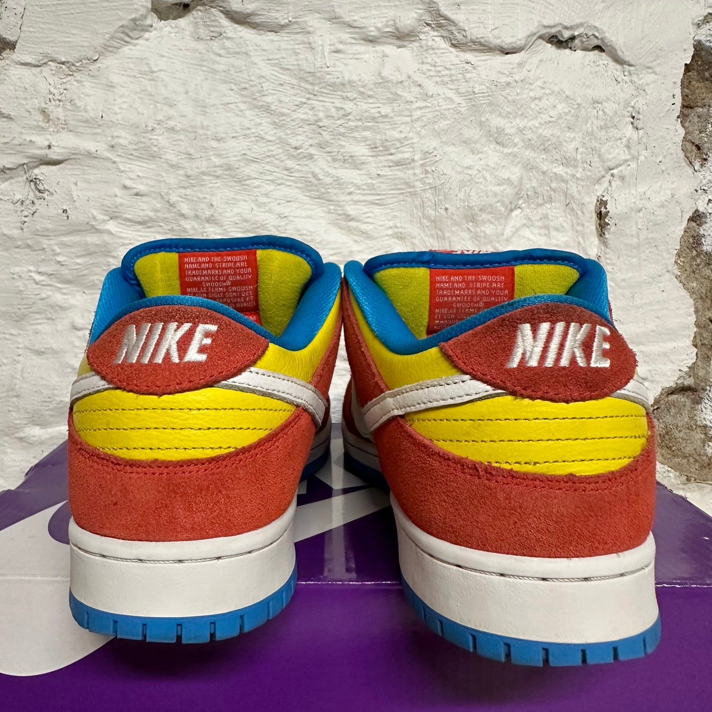 Nike SB Dunk Low Bart Simpson Sz 10.5