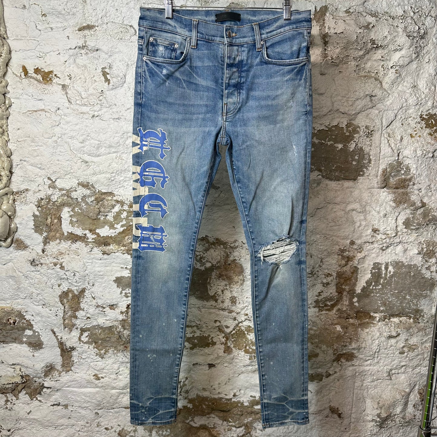 Amiri Blue TGCW Blue Denim Jeans Sz 32