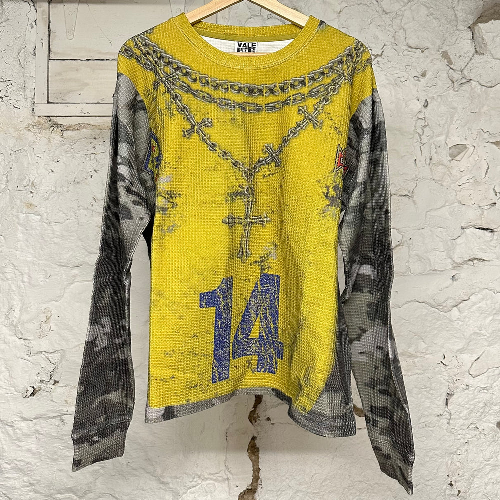 Vale Camo Futbol Thermal L/S T-Shirt Sz M