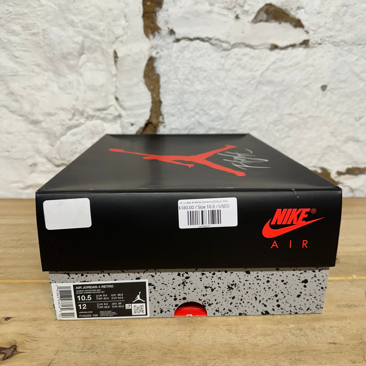 Air Jordan 4 White Cement (2025) Sz 10.5