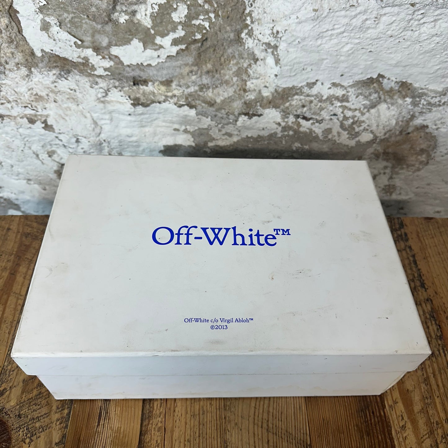 Off-White Out Of Office Royal Blue White Sneaker Sz 12 (45)