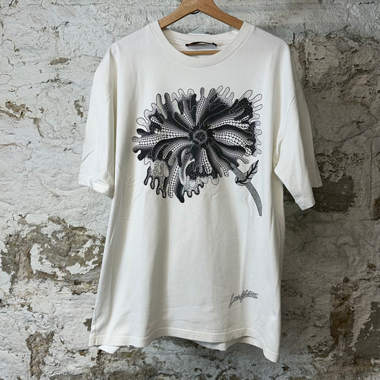 Louis Vuitton Yayoi Psychedelic Flower T-shirt White Sz XXL