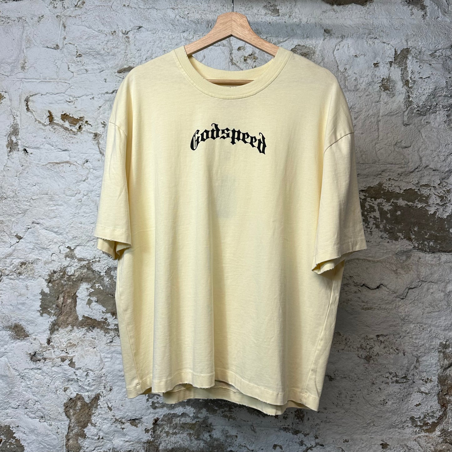 Godspeed Skull Clock Cream T-shirt