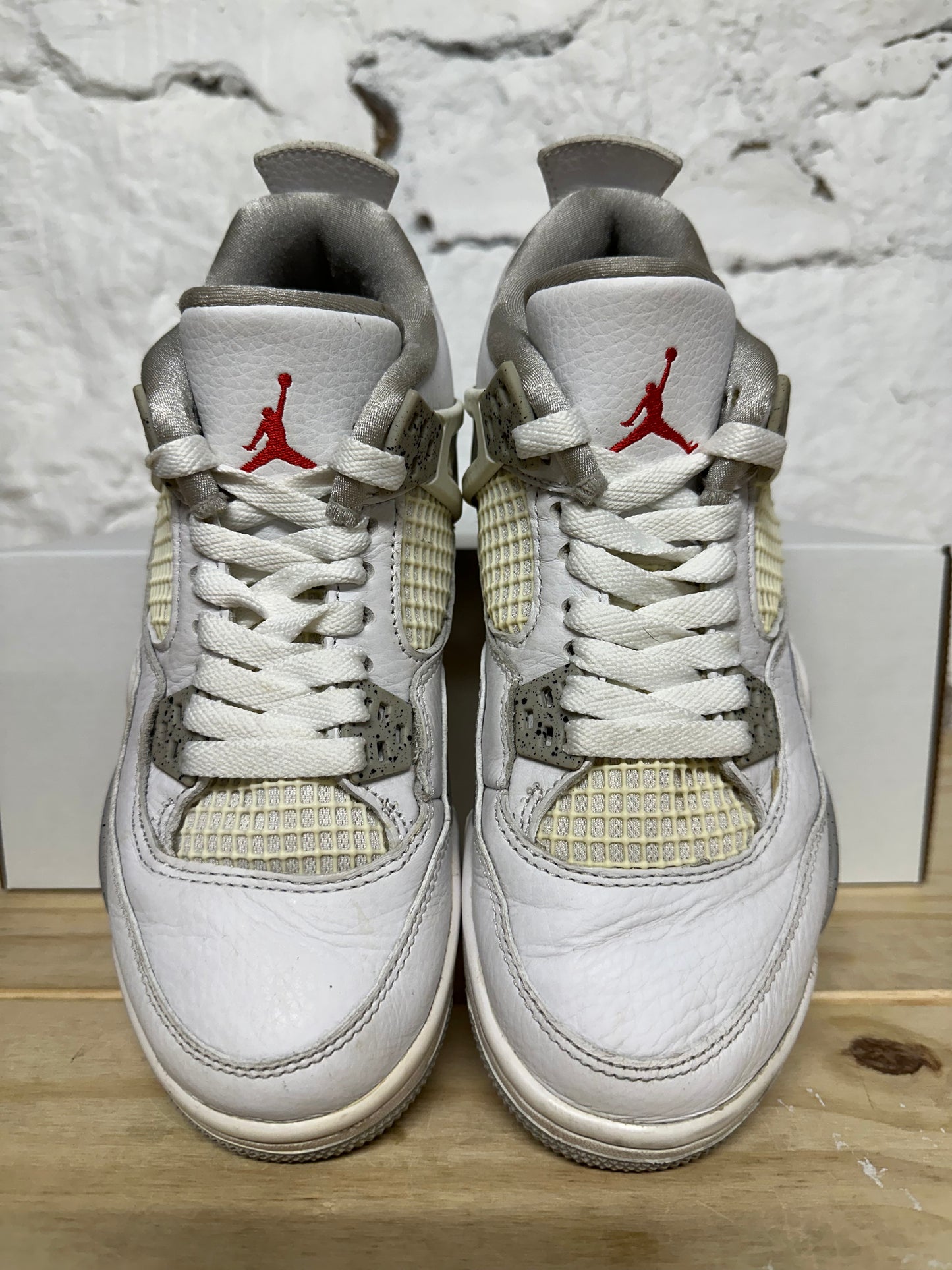 Air Jordan 4 White Oreo Sz 4Y