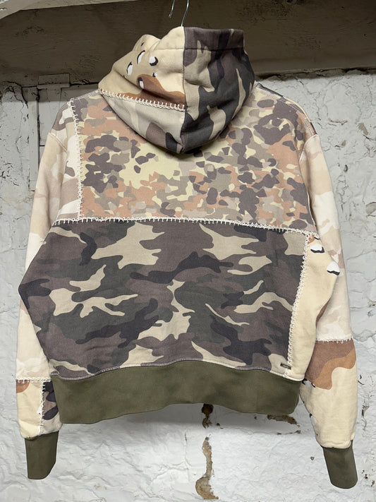 Amiri Multi Camo Hoodie Sz S