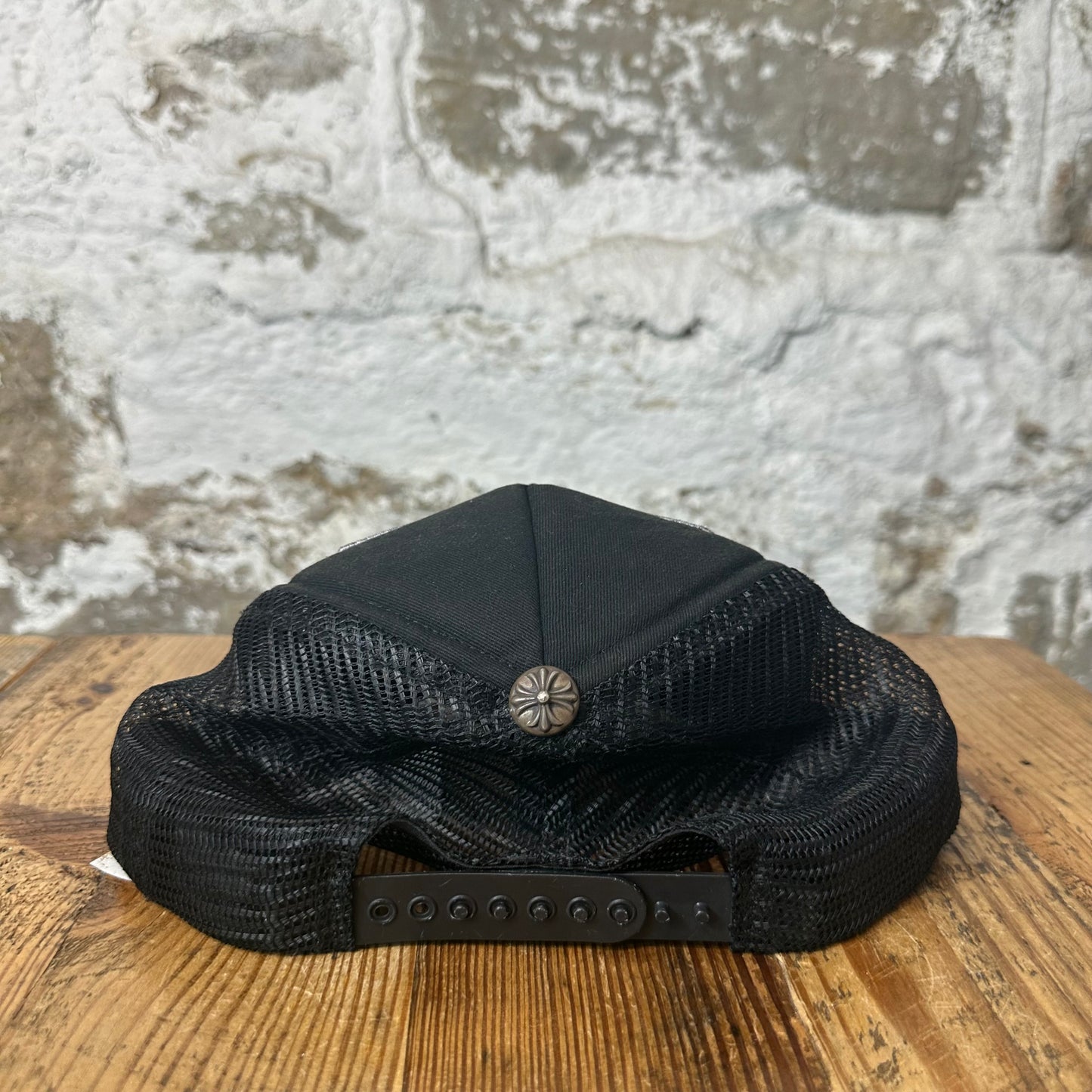Chrome Hearts Hollywood Black Trucker Hat